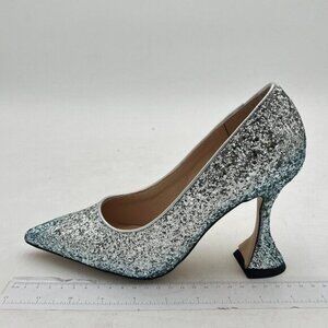 YDN Women Pointed Toe Slip on Pumps Special Kitten High Heel Shoe for Party